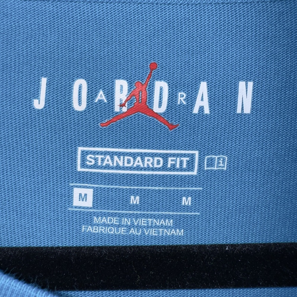 Jordan Shirt Mens Medium Long Sleeve 23 Engineered Grid Topo Graphic Crewneck - Picture 2 of 9
